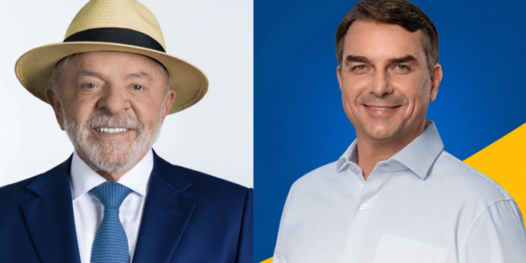 Datafolha aponta empate técnico entre Lula e Flávio Bolsonaro no segundo turno.